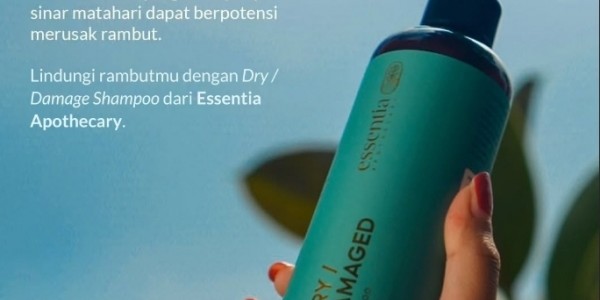 Atasi Rambut Kering dan Rusak dengan Dry/Damage Shampoo dari Essentia Apothecary