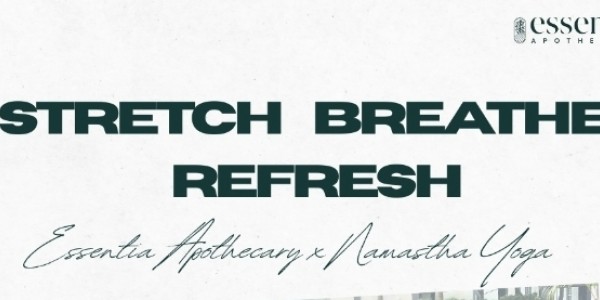 Keseruan Poolside Gratitude Flow: Yoga Pagi di Tepi Kolam Bareng Essentia Apothecary x Namastha Yoga