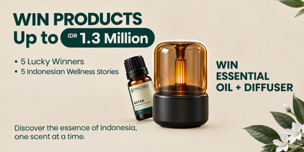 GIVEAWAY! Menangkan Essential Oil dan Diffuser dari Essentia Apothecary