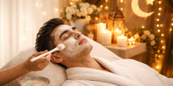 Express Facial untuk Kesehatan Kulit Pria, Solusi Praktis Wajah Segar Saat Lebaran