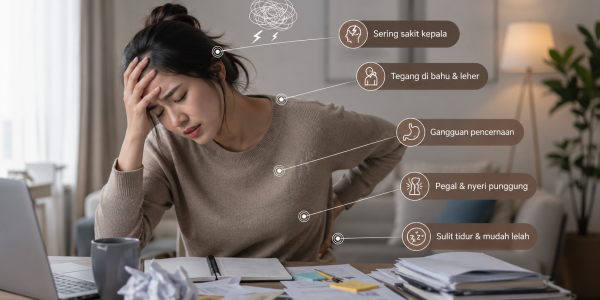 Kenapa Saat Stres Badan Jadi Ikut Tidak Enak? Ini Jawabannya