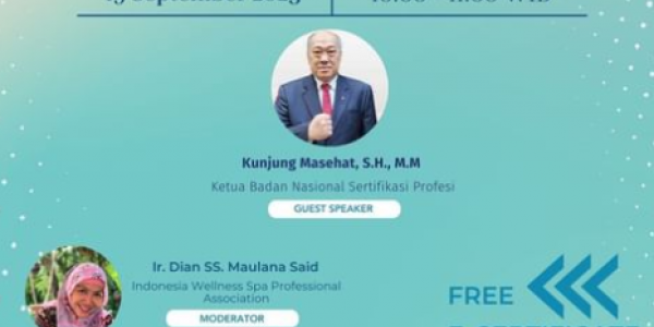 Peran pemerintah dalam meningkatkan kompetensi SDM Spa Wellness di Indonesia