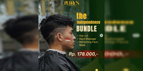 Tampil Fresh di Hari Kemerdekaan dengan 2 Promo Grooming Perrys Barbershop
